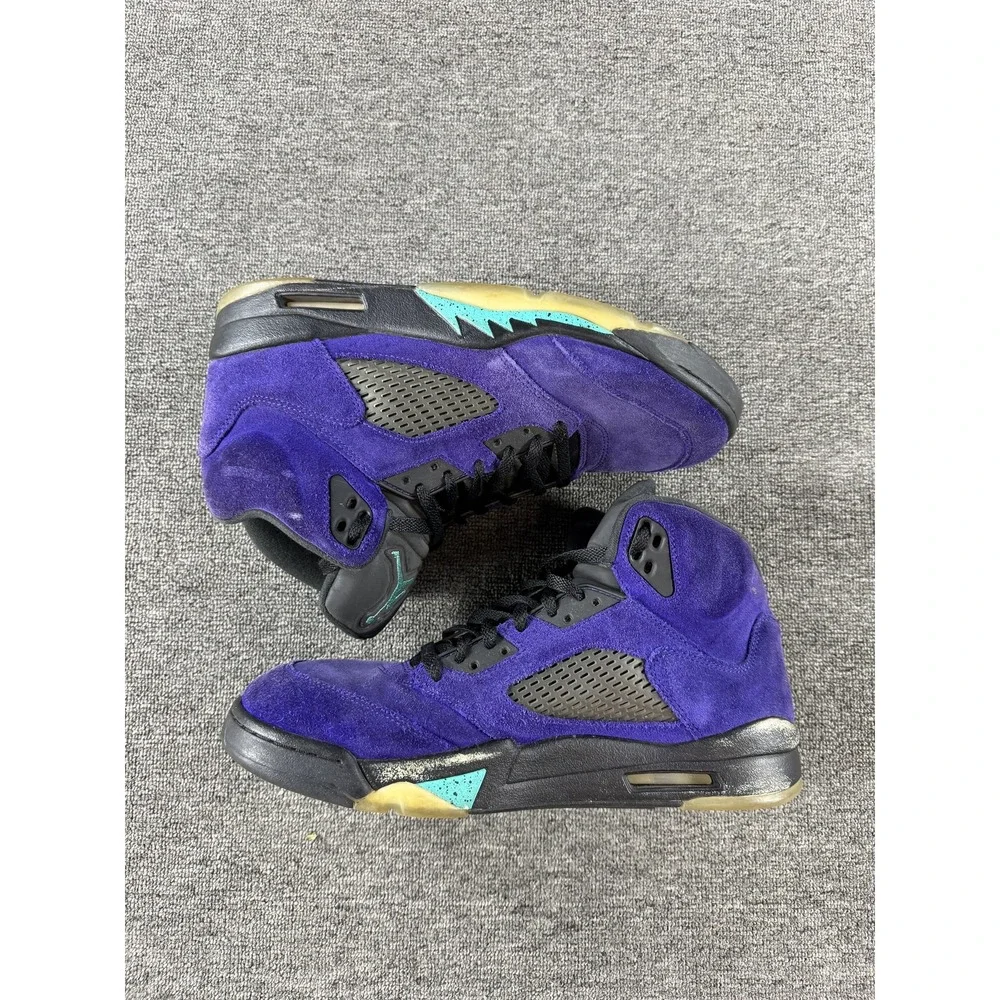 Jordan Air Jordan 5 Retro Alternate Grape Shoes Mens 11 Purple Suede 136027 500